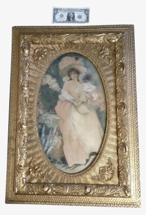 L Walker, 19th Century Watercolor Painting Portrait - 1 Us Dollar #956857