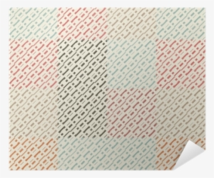 Outline Seamless Pattern With Geometric Figures - Mesh #957107