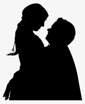 Png Freeuse Stock In Silhouette Big Image Png - Romance #957346