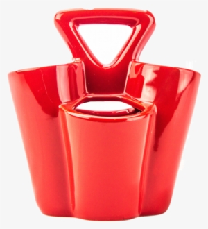 Utensil Holder - Red Ceramic - Ceramic #957409