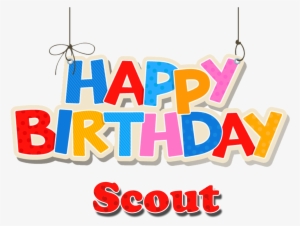 Scout Happy Birthday Name Png - Happy Birthday Richie #957939
