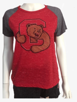 Cornell Gracie Confetti Raglan Tee - Cornell Big Red #957999