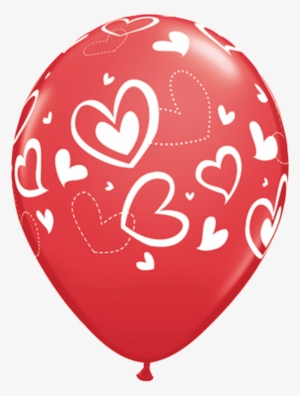 Bday Confetti Dots Red #958147