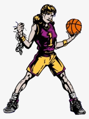 Girls Basketball High School Clipart - Girls Basketball Gif #958403