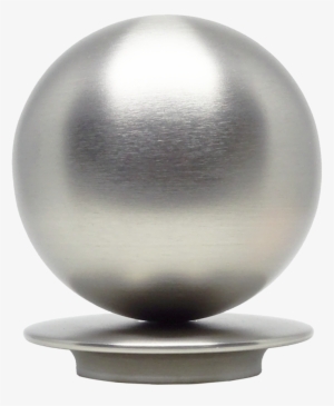Brushed Steel, Brushed Steel Metal Ball 50mm Curtain - Metal Ball #958425