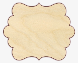 Plaque Unfinished 1/4" Baltic Birch Plywood - Laser #958538