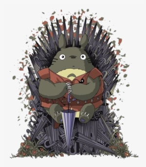 Totoro On The Iron Throne - Umbrella Throne #958799