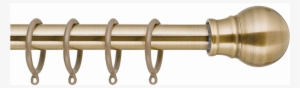 Extendable Metal Ball Curtain Pole Set #959174