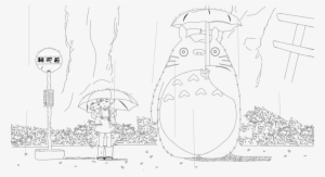 Totoro Coloring Page - My Neighbor Totoro Coloring Pages #959179