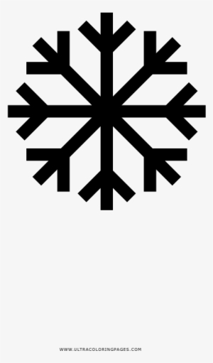 Copo De Nieve Página Para Colorear - Snowflake Icon #959425