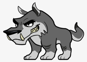 Baby Wolf Mascot - Wolf Cartoon Png #959467