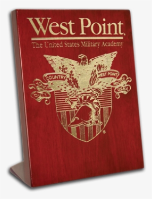 25 0710 West Point Rosewood Piano Finish Free Standing - Commemorative Plaque #959489