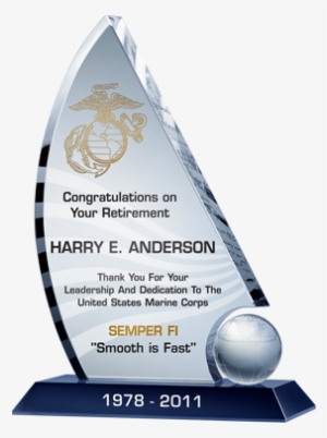 Military Retirement Gift - Trophy #959541