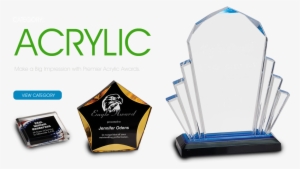 Gold Luminary Black Star Acrylic Awards #959615