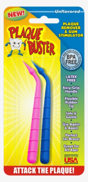 Plaque Buster Dental Flossers & Picks, 4 Ct #959845