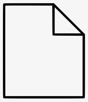 Empty File Paper Paperpiece Pieceofpaper Sheet Comments - New Icon In Word #959911