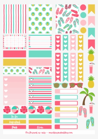 I Made This Fun Set Of Printable Planner Stickers In - Planner Stickers Printable #9501047