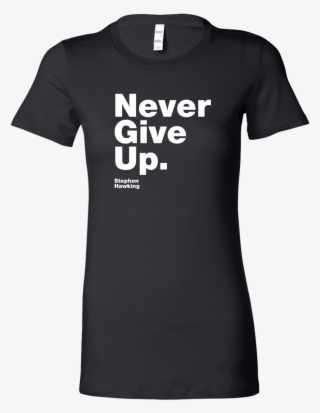 Womens Shirt Never Give Up S - Leggo Per Legittima Difesa #9501050