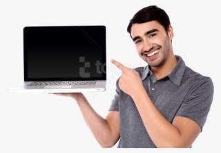 Free Png Men With Laptop Png Images Transparent - Men With Laptop Png #9501316