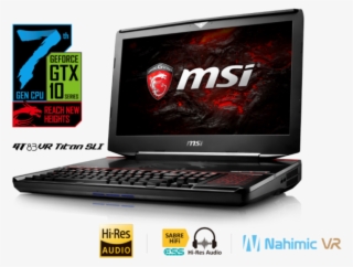 Nahimic Vr Sound Enhancement In Msi Gaming - Laptop Gaming Msi Titan #9501586