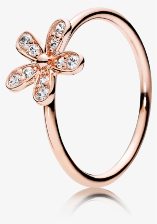 Pandora Rose Gold Flower Ring #9501651