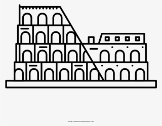 Colosseum Coloring Page - Line Art #9501726