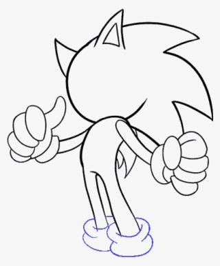 How To Draw Sonic The Hedgehog - Drawing #9502067