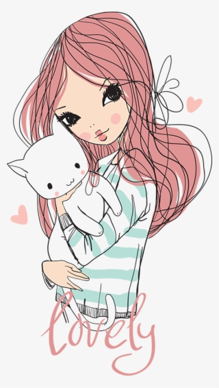 Tubes Personnages - Cute Girl Vector Png #9502152