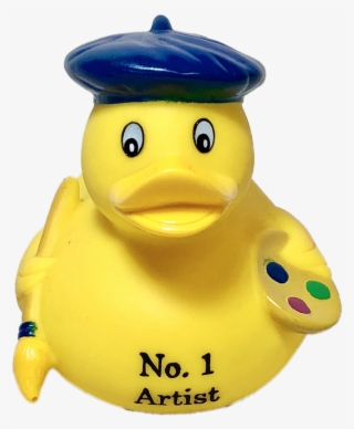 Artist Duck Ducks In The Window Ⓒ - Bath Toy #9503037