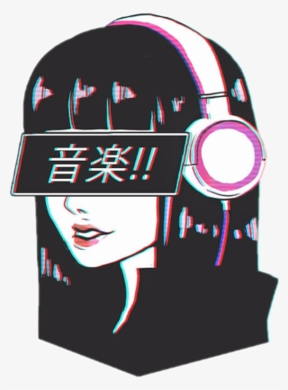Anime Sticker - Aesthetic Music Art #9503584