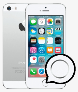 Iphone5s Home Button Replacement - Iphone 5s Silver 16 #9503829