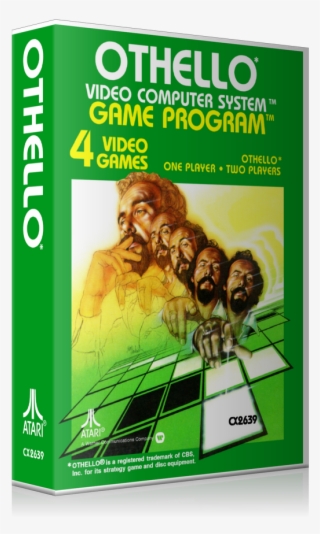 Othello Atari 2600 Game Cover To Fit A Ugc Style Replacement - Flyer #9503947