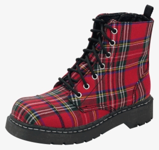 Galaxy Digital Sub Print Anarchic Combat Boot - Tartan #9504657