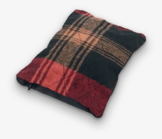 Angled View Of Sack Sack Powder Applicator In Lumberjack - Woolen #9504905