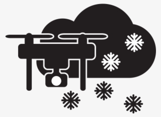 Drone Icon Design Free Snow Mountain Altitude Cloudy #9506038