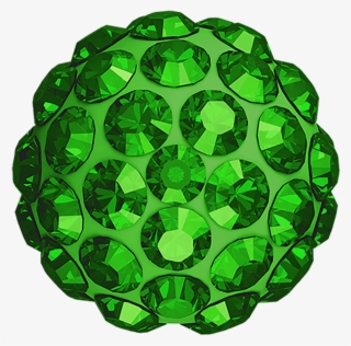 Strass Bead Half Drilled 10mm Swarovski Peridot - Circle #9506200