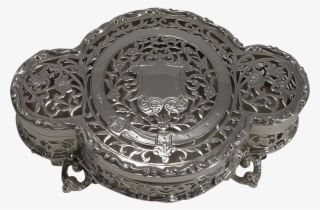 Finest Quality Antique English Sterling Silver Pot #9506968