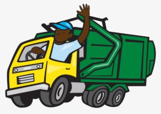 Mac's Moving /rubbish Removal Services - Cartoon Garbage Truck #9507374