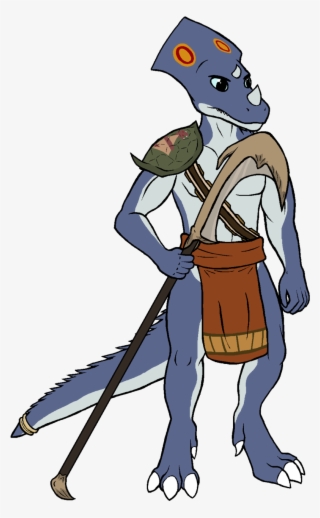 “@geshouru The Dragonborn's Lizardman/dragonborn Paladin - Cartoon #9507380