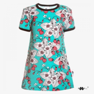 Viola Tunic, Strawberries - Day Dress #9508326