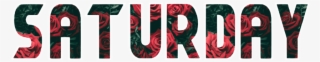 Saturday Sticker - Graphic Design #9509013