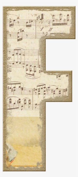 Ꭿϧc ‿✿⁀ Letter F, Vintage Paper, Pergamino, Sheet - Floor Plan #9510568