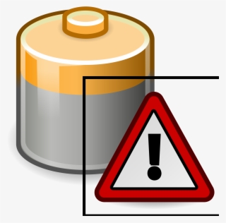 This Free Icons Png Design Of Tango Battery Caution #9512108
