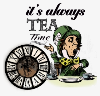 Click And Drag To Re-position The Image, If Desired - Tea Time Mad Hatter #9512217