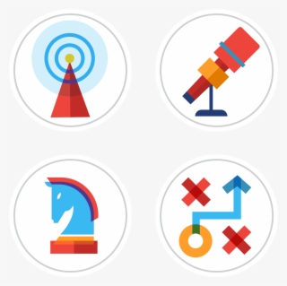 Custom Icons Match The Transparent Illustration Style - Circle #9512575