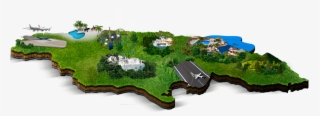 Map Of Jamaica For All-inclusive Family Vacations - Scale Model #9513064