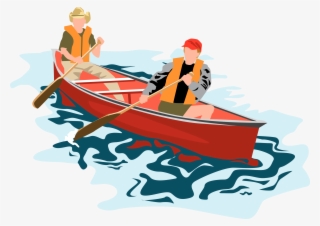 Canoe Clipart Rowing Boat - Rowing Canoe Clip Art #9514586