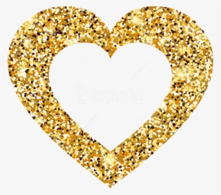 Free Png Golden Heart Transparent Png - Gold Heart Png Transparent #9514866