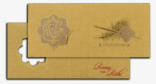Hindu Wedding Cards - Envelope #9515394