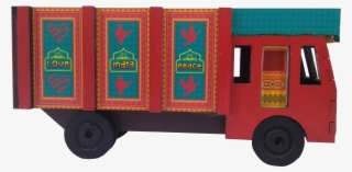 Indian Truck - Stationery Holder - Push & Pull Toy #9515535